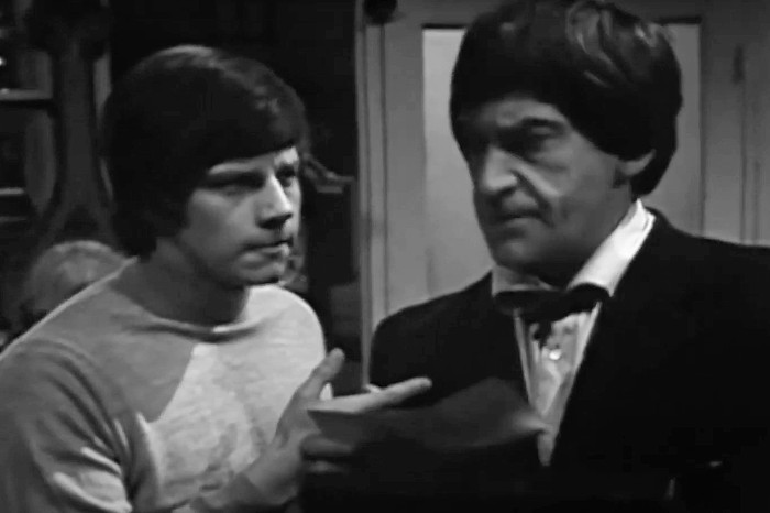 Frazer Hines and Patrick Troughton in Doctor Who